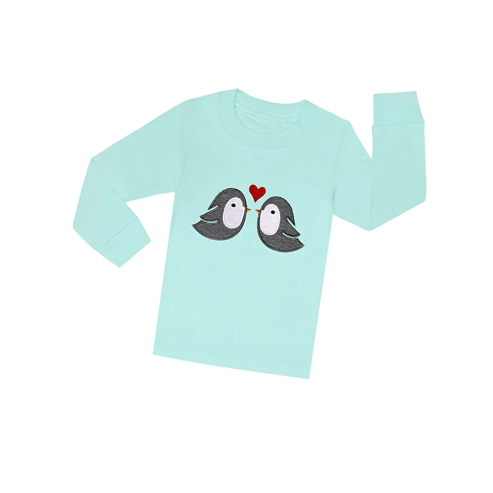 Одежда для сна с милым пингвином для девочек пижамы для мальчиков с изображением динозавров и машинок детский робот пижамы для детей, пижамы для грузовиков, для детей