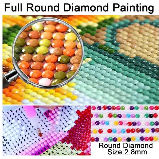 Zhuistar 5D DIY Алмаз Картина мозаика мультфильм детской иллюстрации полный алмазов