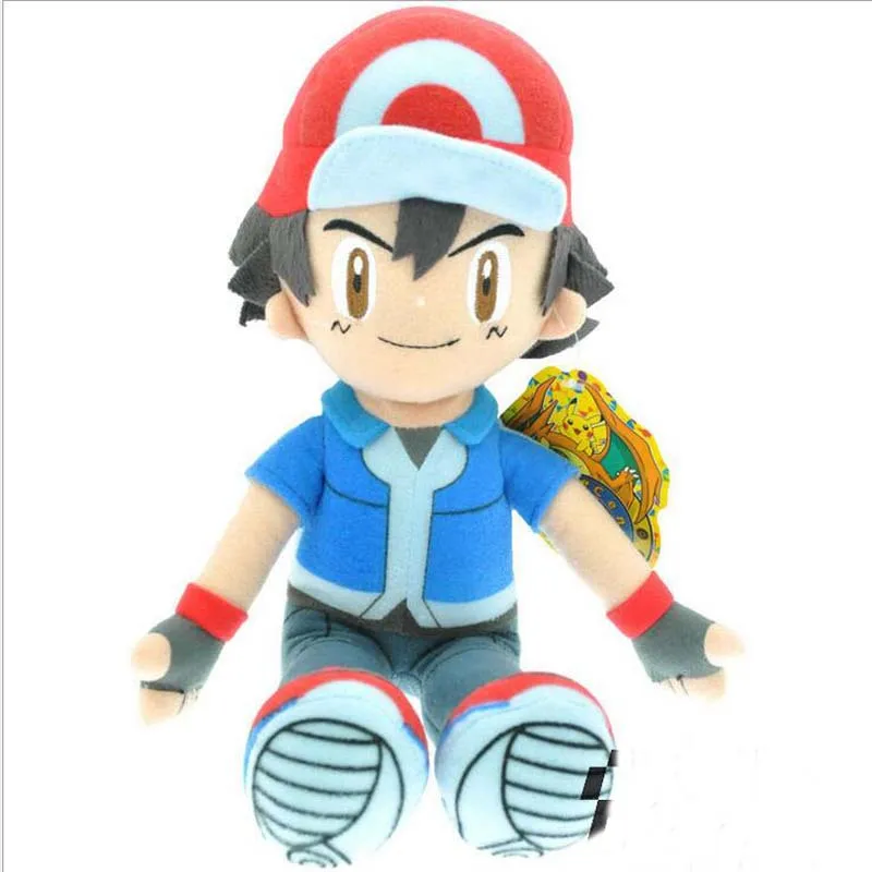 Плюшевые Игрушечные лошадки Pocket Monster 33 см Ash Ketchum мягкого плюша куклы для Детский