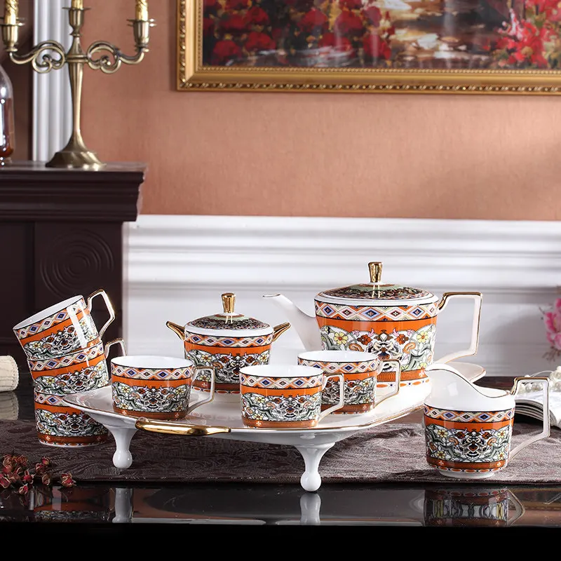 English Afternoon Tea Set Tea Set European Tea Set Bone China Coffee