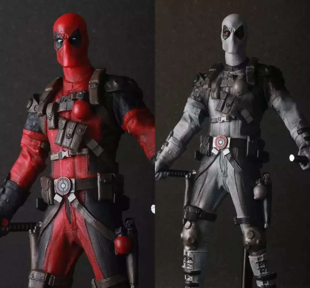 

Crazy Toys Deadpool PVC Action Figure Collectible Model Toy 12" 30cm red / sliver KT1930