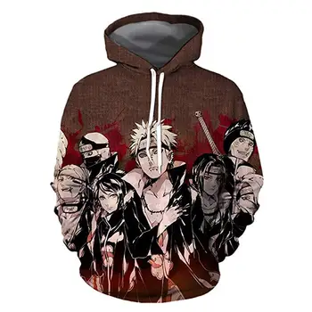 

New 3D Printed Naruto Men Women Hoodies Funny Anime Sweatshirts Men 2019 Fashion Casual Brand Hoodie Streetwear Pullover Jackets