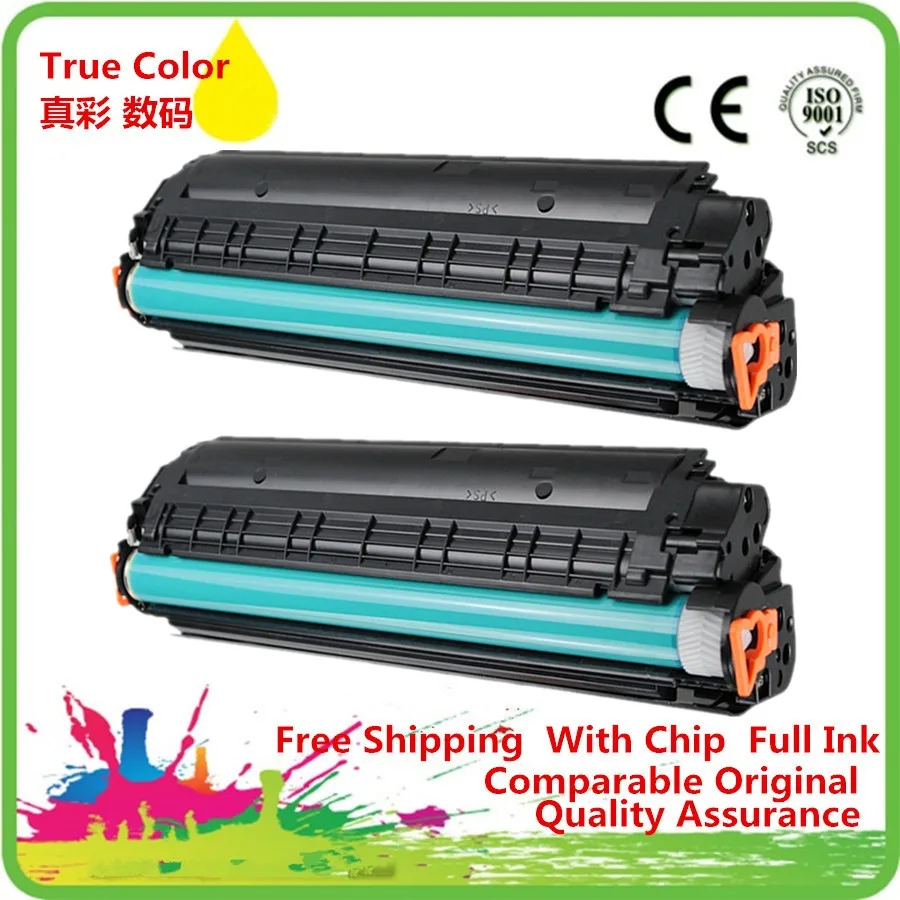 2 Pk Compatible Toner Cartridge Q2612A Q2612 2612A 12A 2612 Replacement For HP Laserjet 1010 