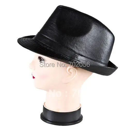 Кожаная Панама Топ фетровые мягкие шляпы топ шляпа джентльмена шляпа 10 шт./партия#1961