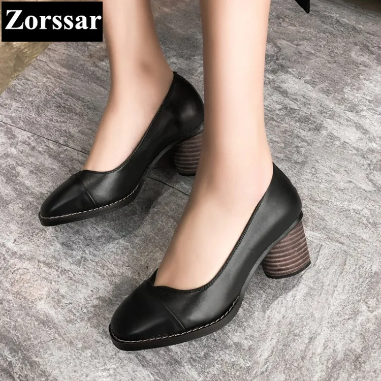 

Summer Womens shoes Pointed Toe High heels pumps women Single shoes 2017 NEW fashion Genuine leather woman heels luxury brand