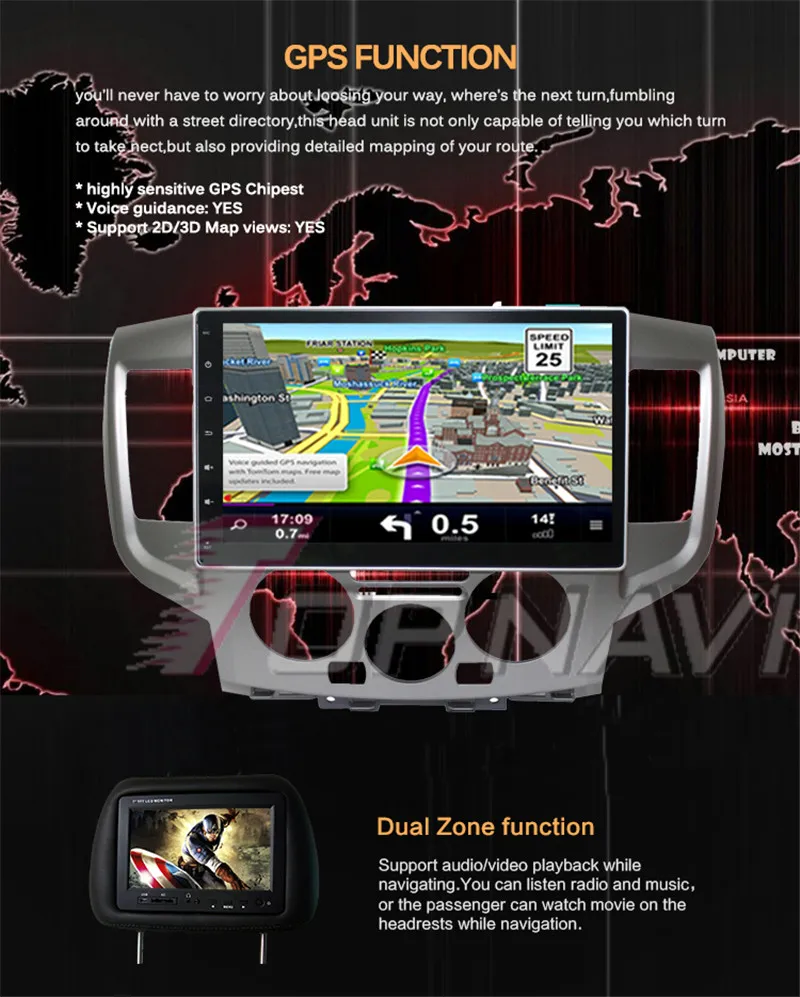car multimedia player For Nissan NV200 2015