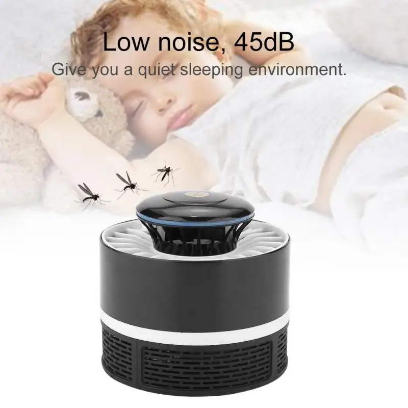 Safe Electronic Mosquito Killer Lamp USB UV Mosquito Trap Lamp Light