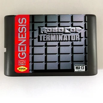 Высококачественный 16 битный игровой картридж Sega MD для системы Megadrive Genesis Robocop и