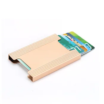 

Weduoduo New Stainless Steel Metal Case Box Men Women Business Credit Card Holder Case Cover wallet