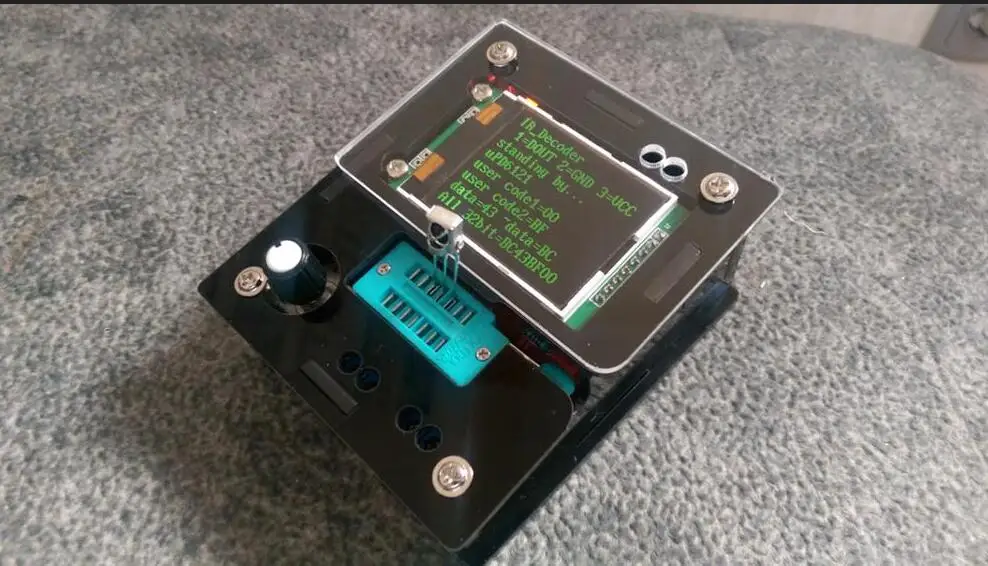 V1.13 на английском языке DIY Mega328 Транзистор тестер LCR диод емкость ESR метр ШИМ квадратная волна генератор сигналов частоты