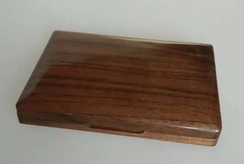 Красивый Деревянный чехол oboe reed hold 12 шт. Тростников сильный черный орех