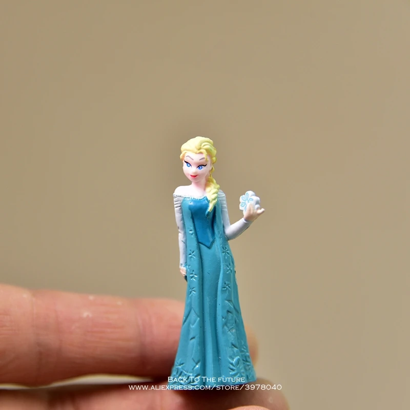 Disney Frozen Эльза принцесса снеговик 3 5 см фигурка осанка аниме украшение