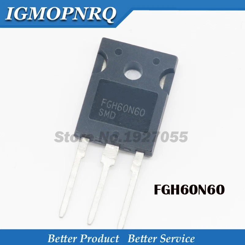 

5PCS FGH60N60SMD FGH60N60 TO-247 H60N60 IC Inverter welding machine tube New Original