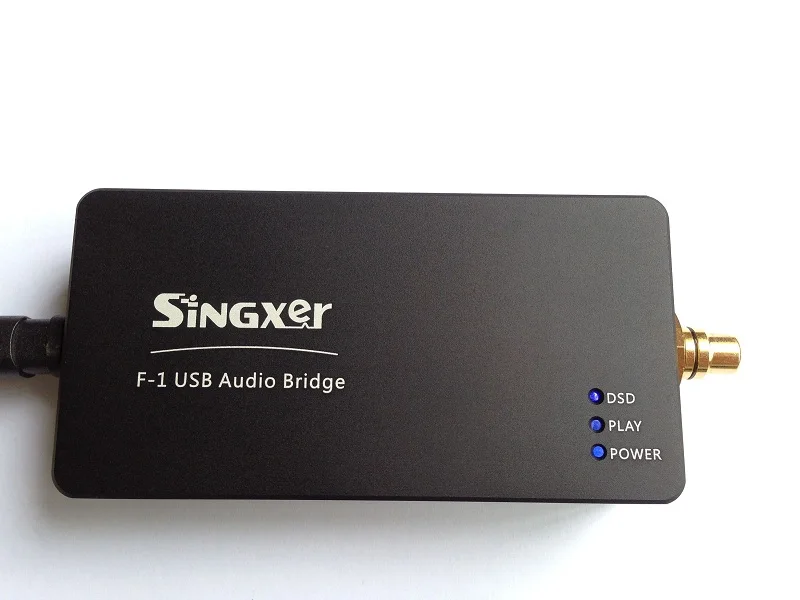 Singxer F-1 XMOS XU208 цифровой интерфейс USB к коаксиальному выходу для ЦАП с алюминиевым защитным чехлом