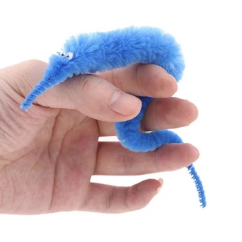 

Cute Magic Worm Magic Trick Twisted Caterpillar Plush Animal Fun Decompression Magic Toy