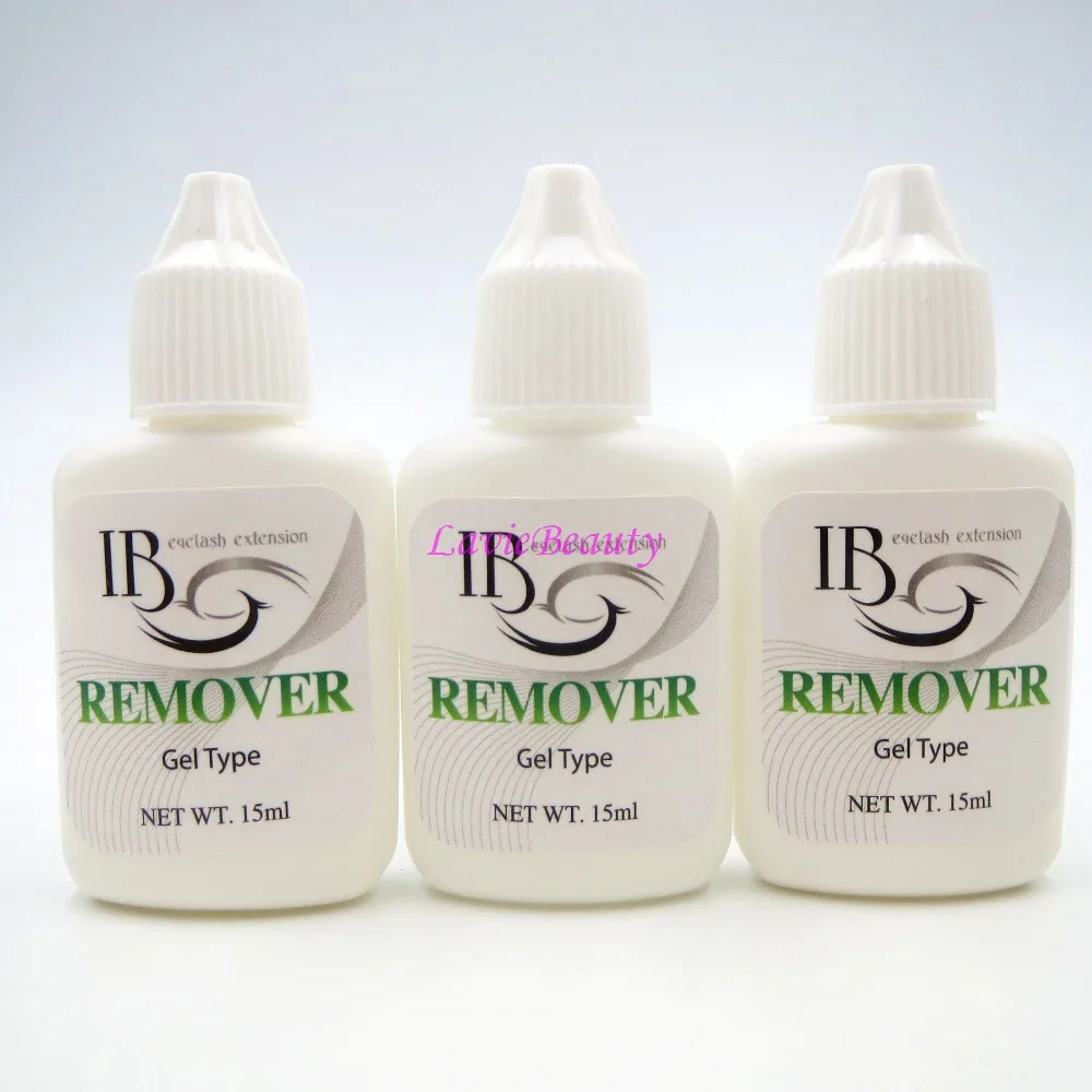 

Free Shipping Wholesale price Korea ibeauty IB Clear Glue Gel Remover For Individual Eyelash Extensions 2 bottles/lot 15g/bottle