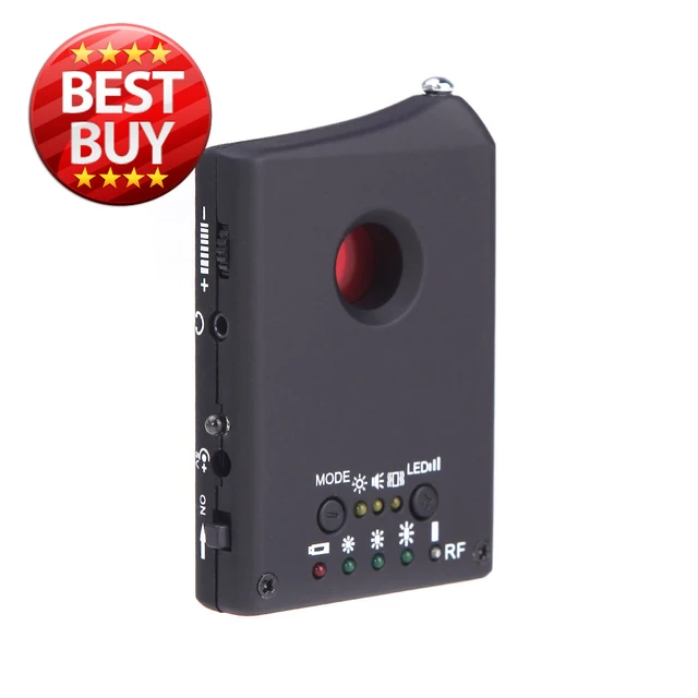 Multi function Detectable RF / LENS Detector Full Range Wireless Camera GPS Spy Bug RF Signal GSM Device Finder 1
