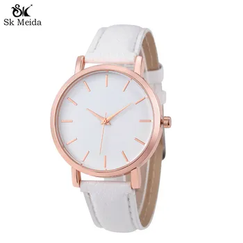 

New simple belt quartz watch Minimalist gold dial women watch Multicolor Fine strap relogio feminino sport ladies watches SW-06