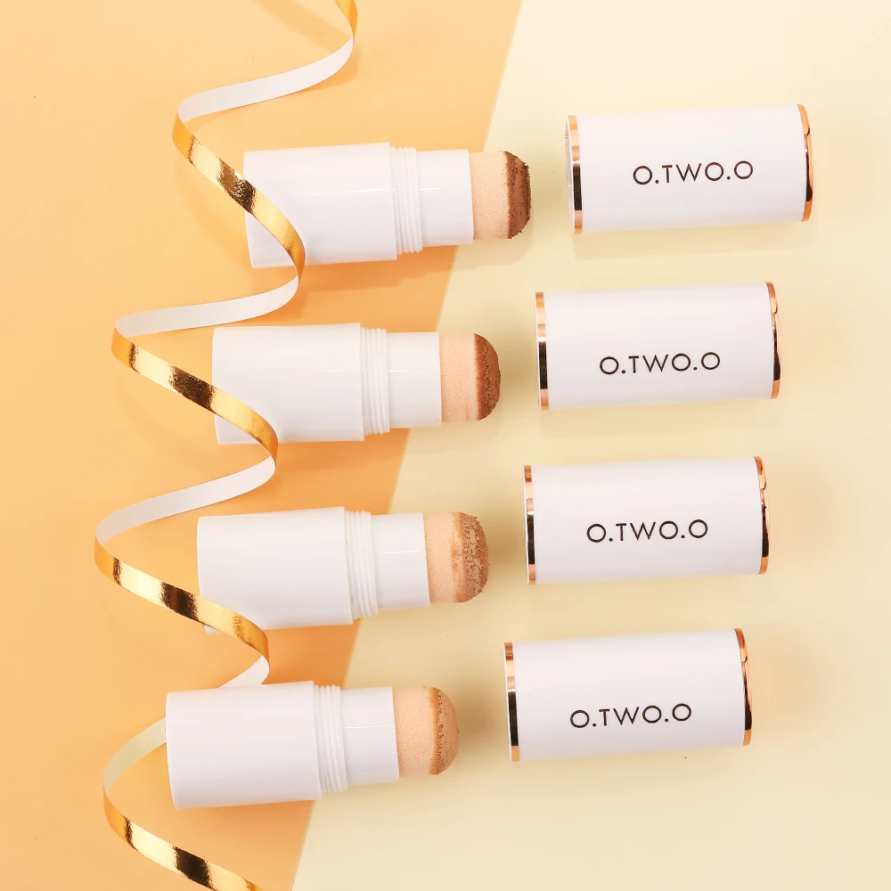 O.TWO.O Air Cushion Foundation Stick 6 Colors Contour Face Makeup Waterproof Matte Concealer Moisturizing Oil Control Cosmetic