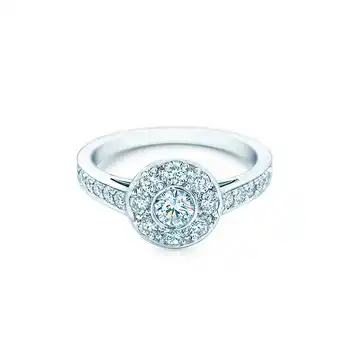 

2.5 Carat White Gold 18K Flower Style Wonderful Genuine Moissanite Women Wedding Ring Perfectly Design Durable Quality Jewelry