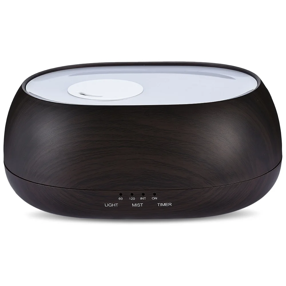

500ml Air Humidifier Remote Control Night Light Ocean Mist Wood Grain Aroma Diffuser Aromatherapy Diffuser Oil Diffuser