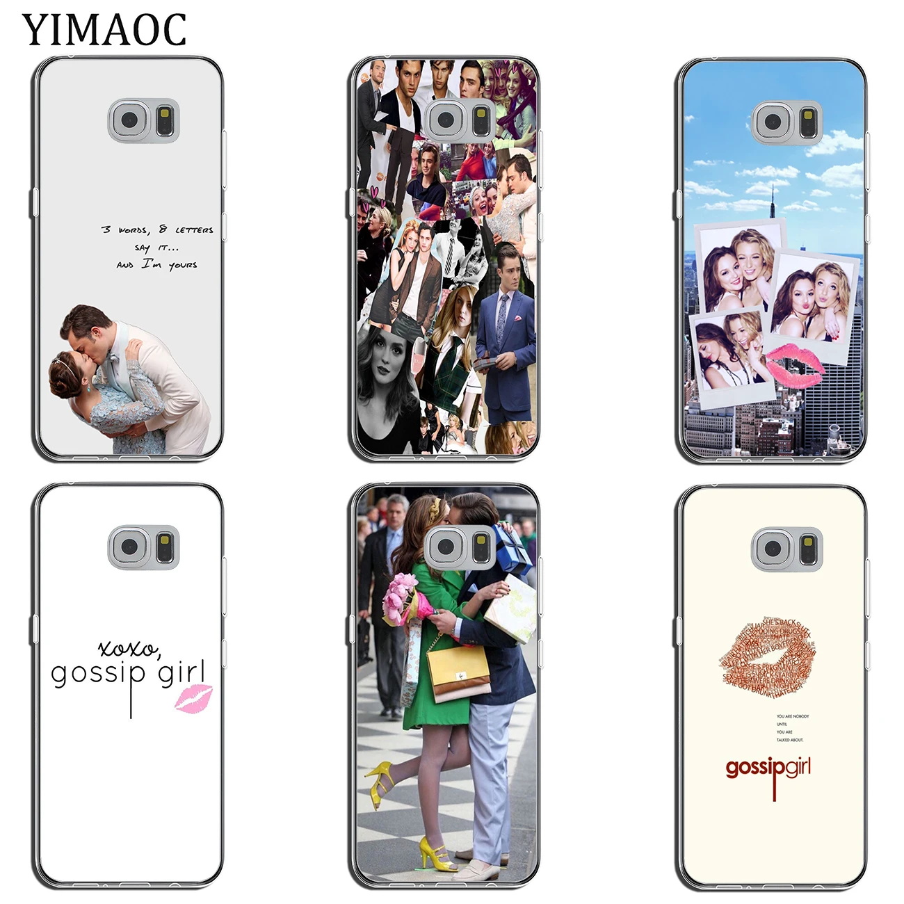 Мягкий силиконовый чехол для телефона YIMAOC Gossip Girl из ТПУ Samsung Galaxy S10 S9 S8 Note 10 Plus S7 Edge