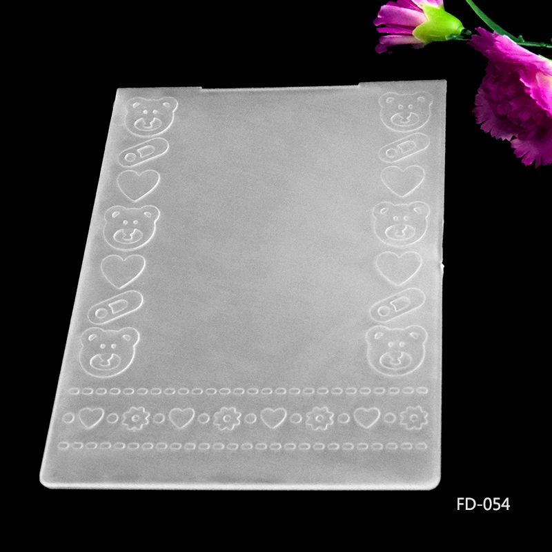 

Bears Plastic Embossing Folders for DIY Scrapbooking Paper Craft/Card Making Decoration Supplies