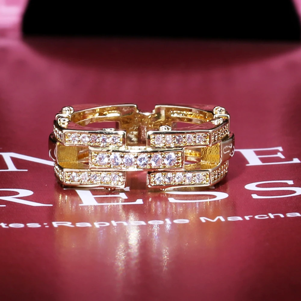 Huitan Трендовое классическое мужское кольцо в стиле панк Мода голоу из дизайна ВОИН аксессуары палец кольцо с микро проложили драгоценность унисекс кольцо