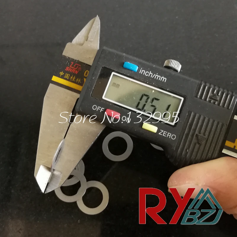 Stainless steel Flat Washer Ultrathin gasket Ultra-thin shim M3 M4 M5 Thickness 0.1 0.2 0.3 0.5 1