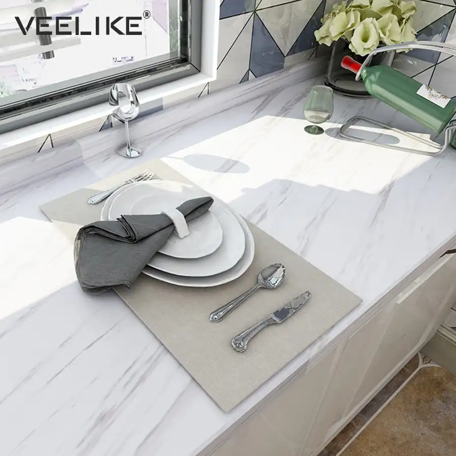 Vinyl Granite Marble Contact Paper for Kitchen Countertops Self