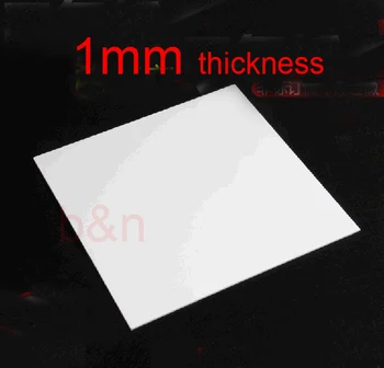 

1mm thickness PTFE PTEE sheet board Block polytef polytetrafluoroethylene F4 plate anti-corrosion high temperature