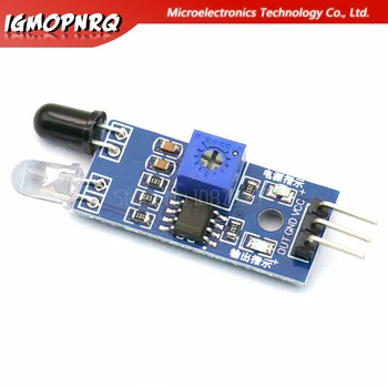 

5pcs Infrared barrier Module car obstacle avoidance obstacle sensors Black Line Identify adjustable distance