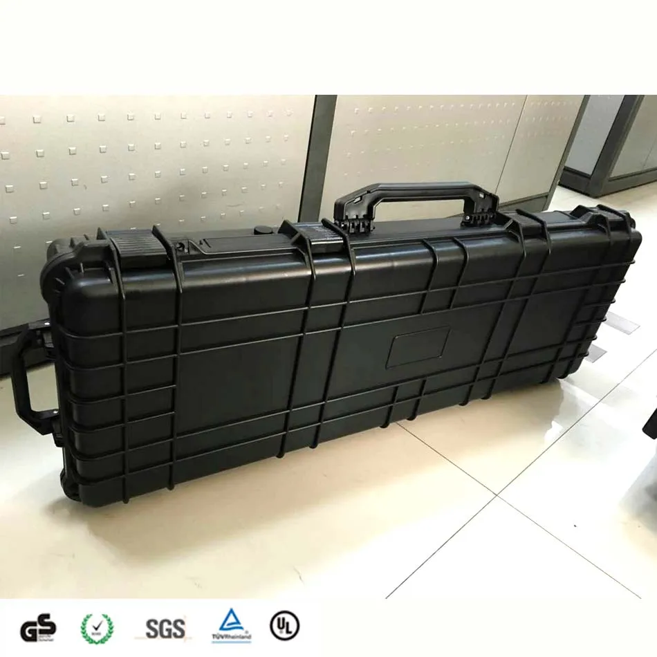 Long size hard plastic shockproof Military box plastic waterproof case for gun 3