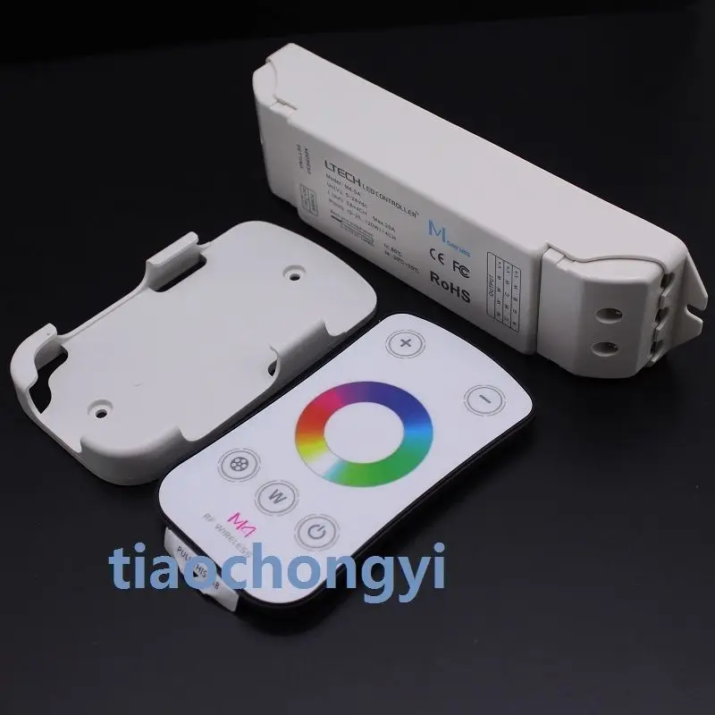 

2.4G M6 RF Wireless RGBW LED Controller M6+M4-5A constant voltage Remote Control