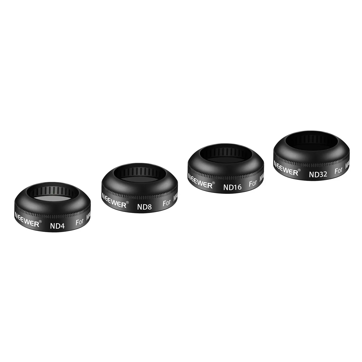 ND16 Includes Multi-coated HD ND4 Black ND32 Filters with Carrying Box Neewer 4 Pieces Drone Neutral Density ND Filter Kit for DJI Mavic and Mavic Pro Quadcopter ND8