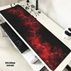 Tapis de souris rouge abstrait gamer, 900x300x3mm, pour jeu, meilleur accessoire pc portable, cadeaux de noël, tapis ergonomique ► Photo 1/4