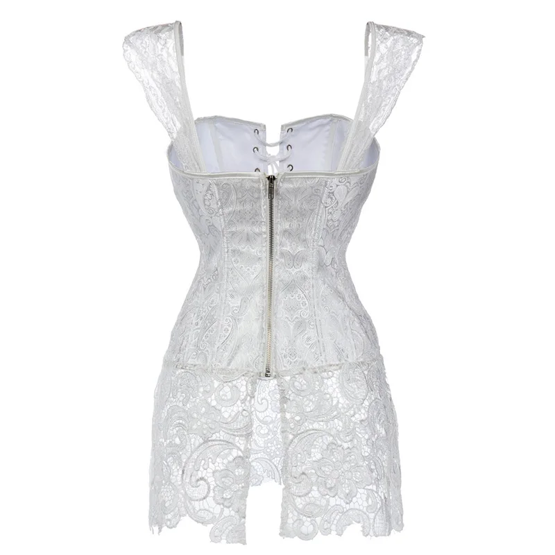 Paisley-Brocade-Floral-Lace-White-Corset-Plus-Size-Victorian-Corsets-And-Bustiers-Sexy-Gothic-Dresses-Wedding (1)