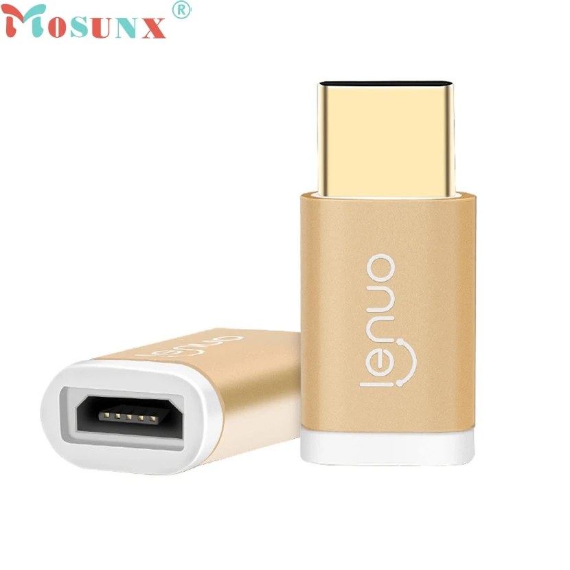 

mosunx Mecall USB 3.1 Type C Male to Micro USB Female Adapter Converter Connector For Macbook wholesale