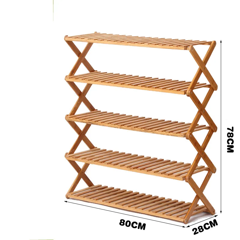 Simple Shoes Shelf Space Dustproof Multi-layer Shoe Storage Economy Free Installation Dormitory Household Folding Shoe Rack - Цвет: D4