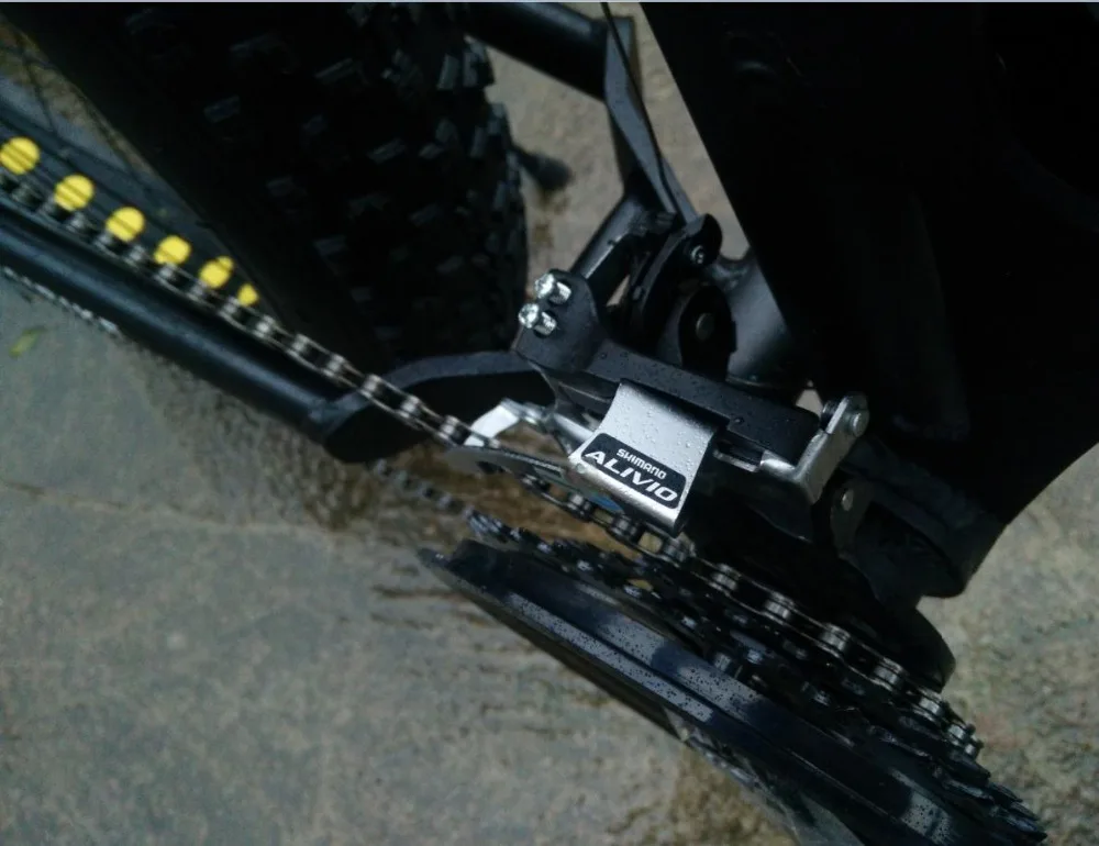 Excellent Kalosse Aluminum alloy   Folding bike  26*4.0 tires ,Full suspension  Fat bicycle ,snow mountain bike , 21/24/27/30 speed, 3