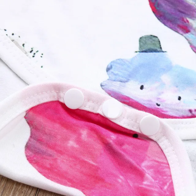 Kids Baby Long Sleeve Cartoon Clouds Print Outfits Clothes Romper+ Hair Strap Two Piece Set Sweet Baby Kids Clothing Set