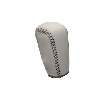 

Genuine Leather gear knob cover For Volvo XC60 AT car cover on the gear shift knob gear stick case ppc