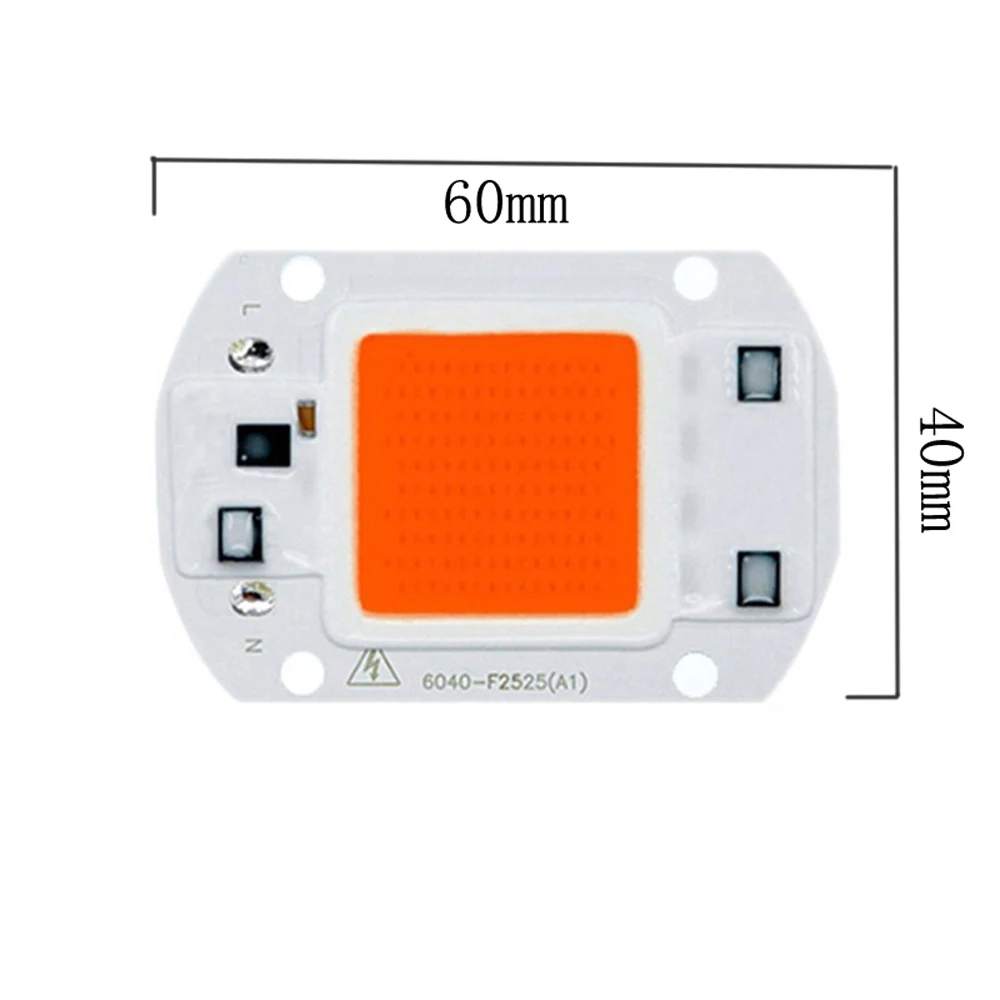 5 шт. УДАРА светодиодный чип 110 В 220 В 20 Вт 30 Вт 50 Вт полный спектр растут огни завод саженцы Indoor