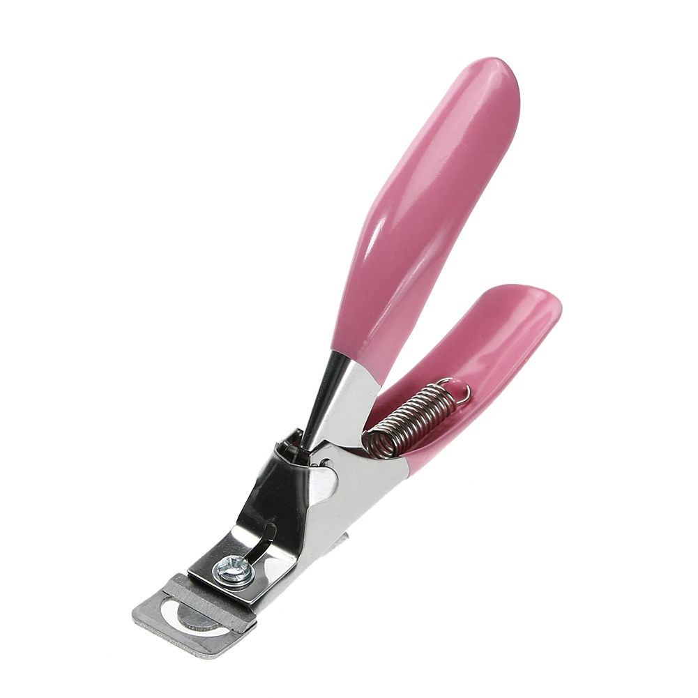 1pcs Manicure Cutter Clipper False Nail U Shape Scissor 1pcs Manicure Cutter Clipper False Nail U Shape Scissor Tools Cut Stainless Steel Pink In Clippers Trimmers From Beauty