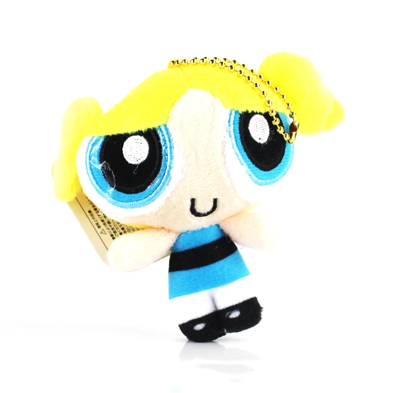Powerpuff плюшевые куклы для девочек пузыри цветок бабочка мягкие игрушки детские и