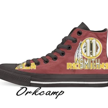 Высокие холщовые ботинки с высоким берцем для футболиста и Смита; прогулочная обувь на заказ