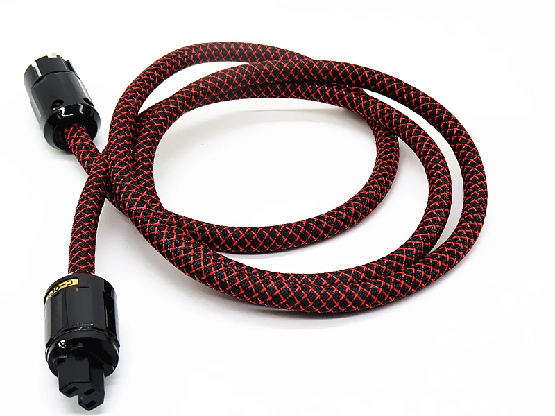  SCHUKO Furutech Two core silver plated Power Cord with EU Plug AC Power line hifi power cable AU US
