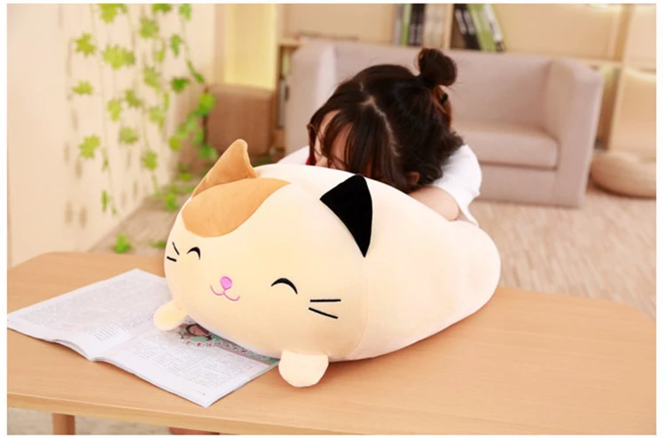 plush cat pillow 11