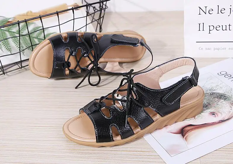 

Fashion Designer Thick bottom Gladiator Sandals Women Peep toe Sequins Platform Patchwork Sport Summer Shoes Sandalias mujer