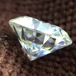 Круглая блестящая огранка 3.0ct карат 9,0 мм GH цвет Муассанит без огранки камень VVS1 отличный резанный класс Тест Положительный лабораторный